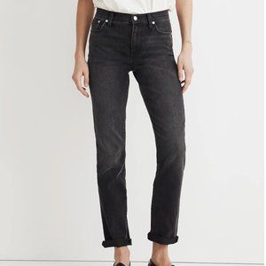 Madewell Jeans - high-rise slim boyjean in allwood wash